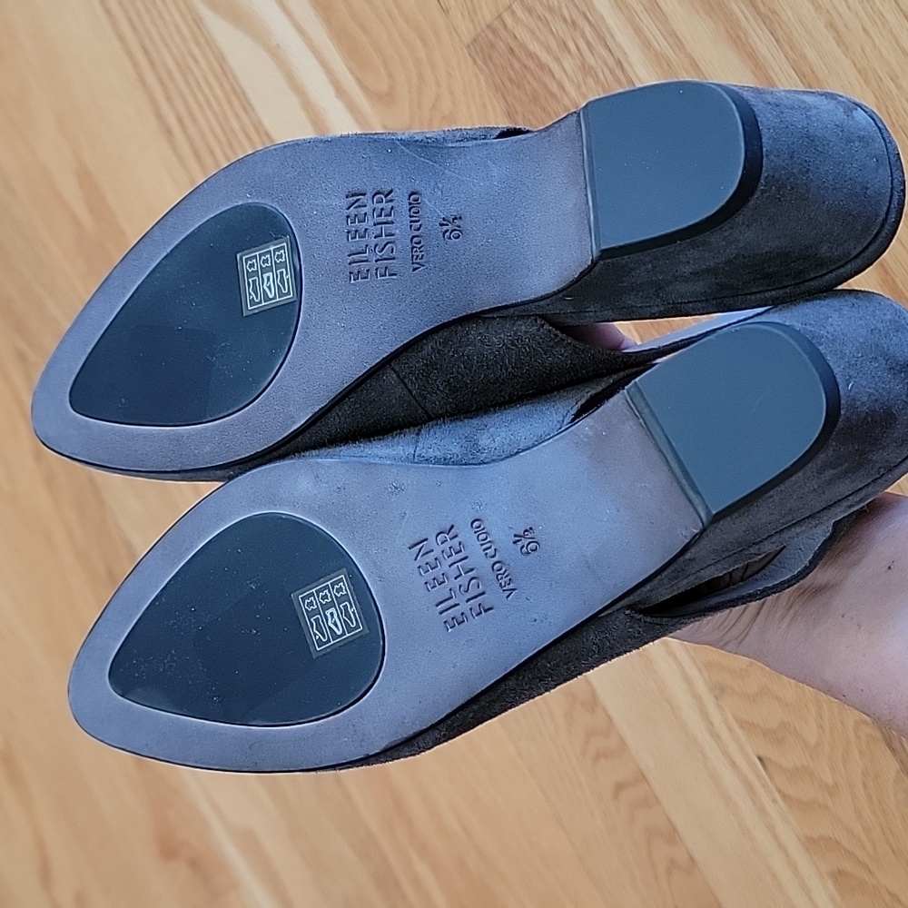 Eileen Fisher Vero Cuoio Leather Shoes - Picture 13 of 15